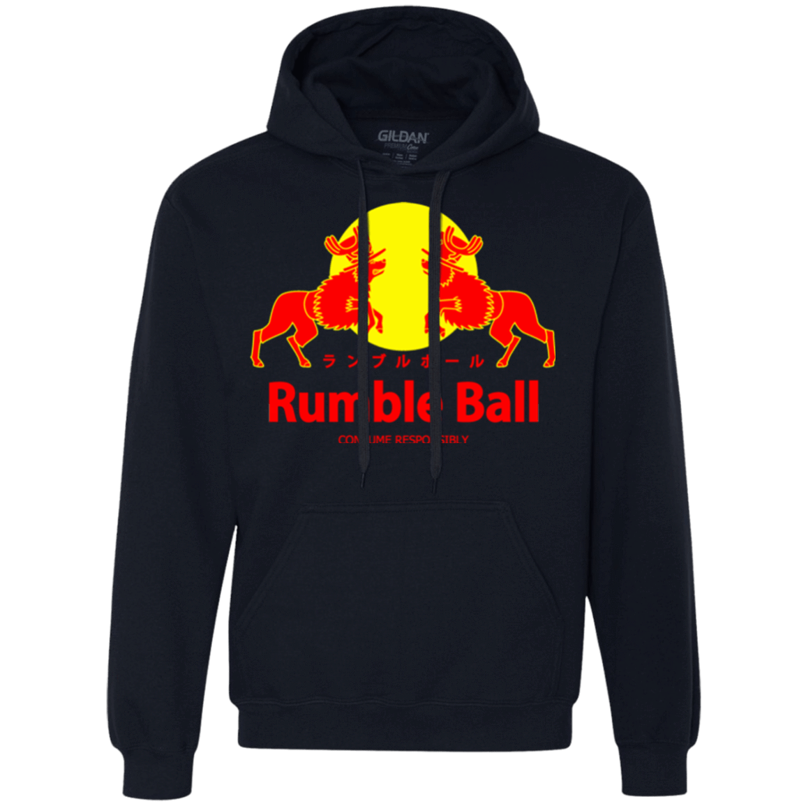 Sweatshirts Navy / Small Rumble Ball Premium Fleece Hoodie