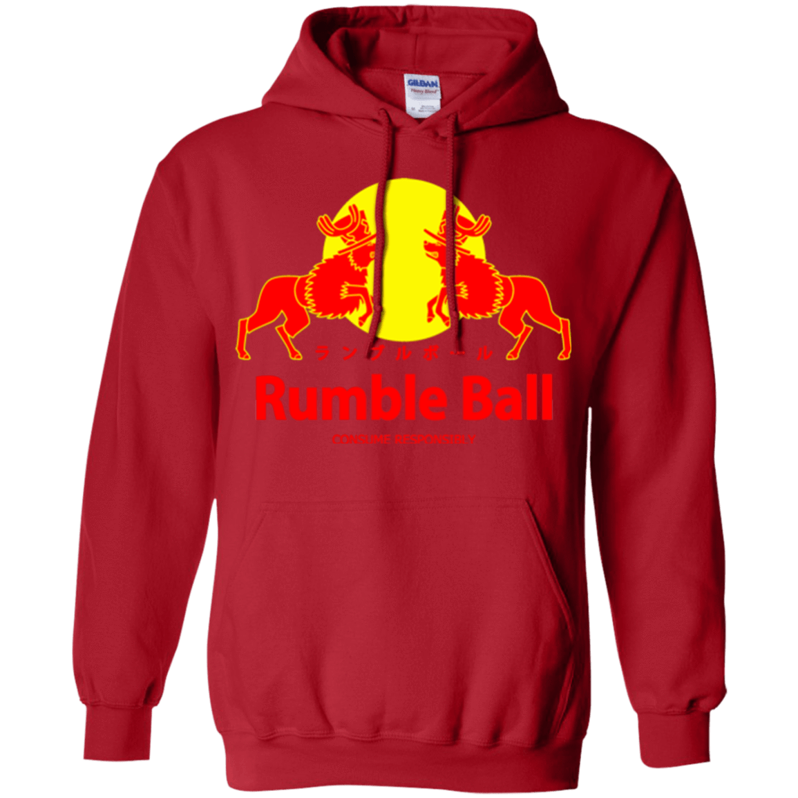 Sweatshirts Red / Small Rumble Ball Pullover Hoodie