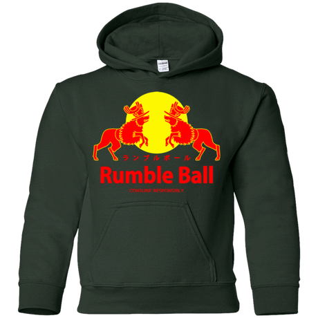 Sweatshirts Forest Green / YS Rumble Ball Youth Hoodie