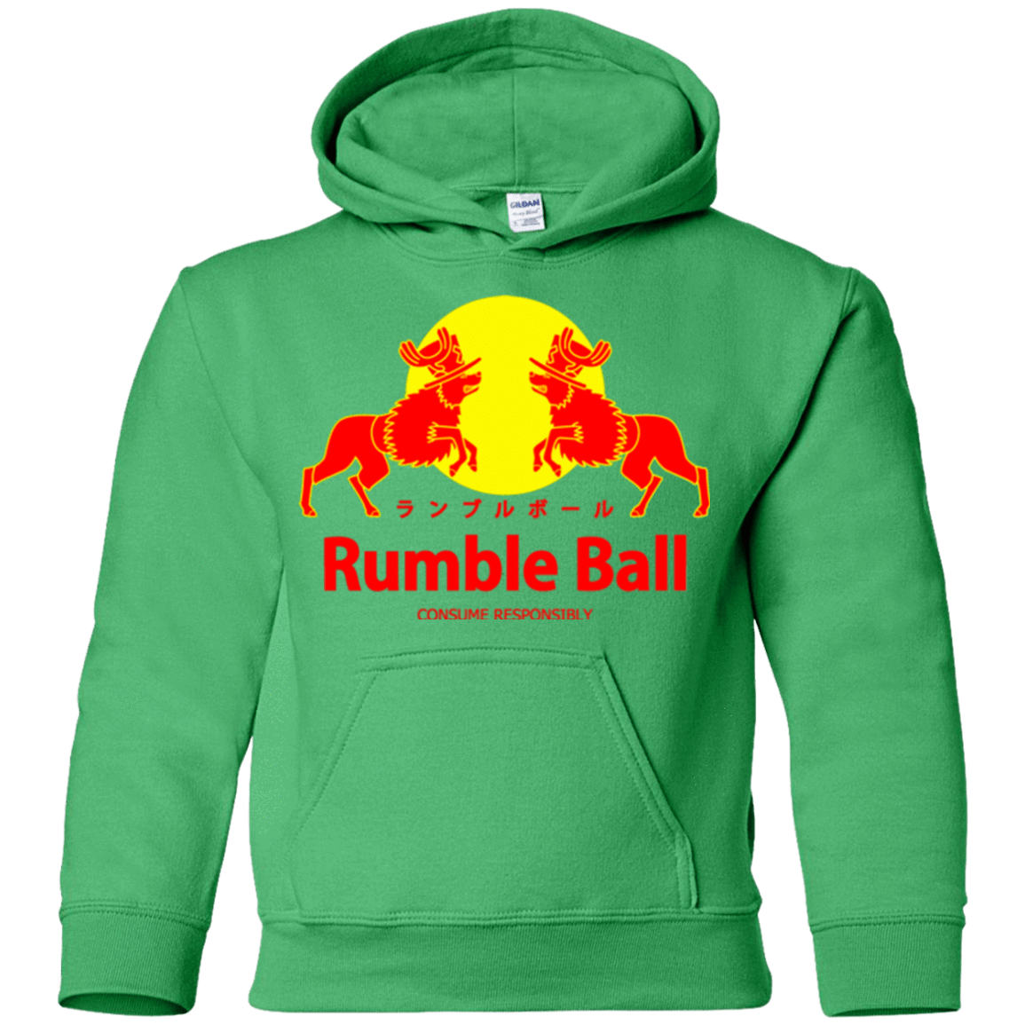 Sweatshirts Irish Green / YS Rumble Ball Youth Hoodie