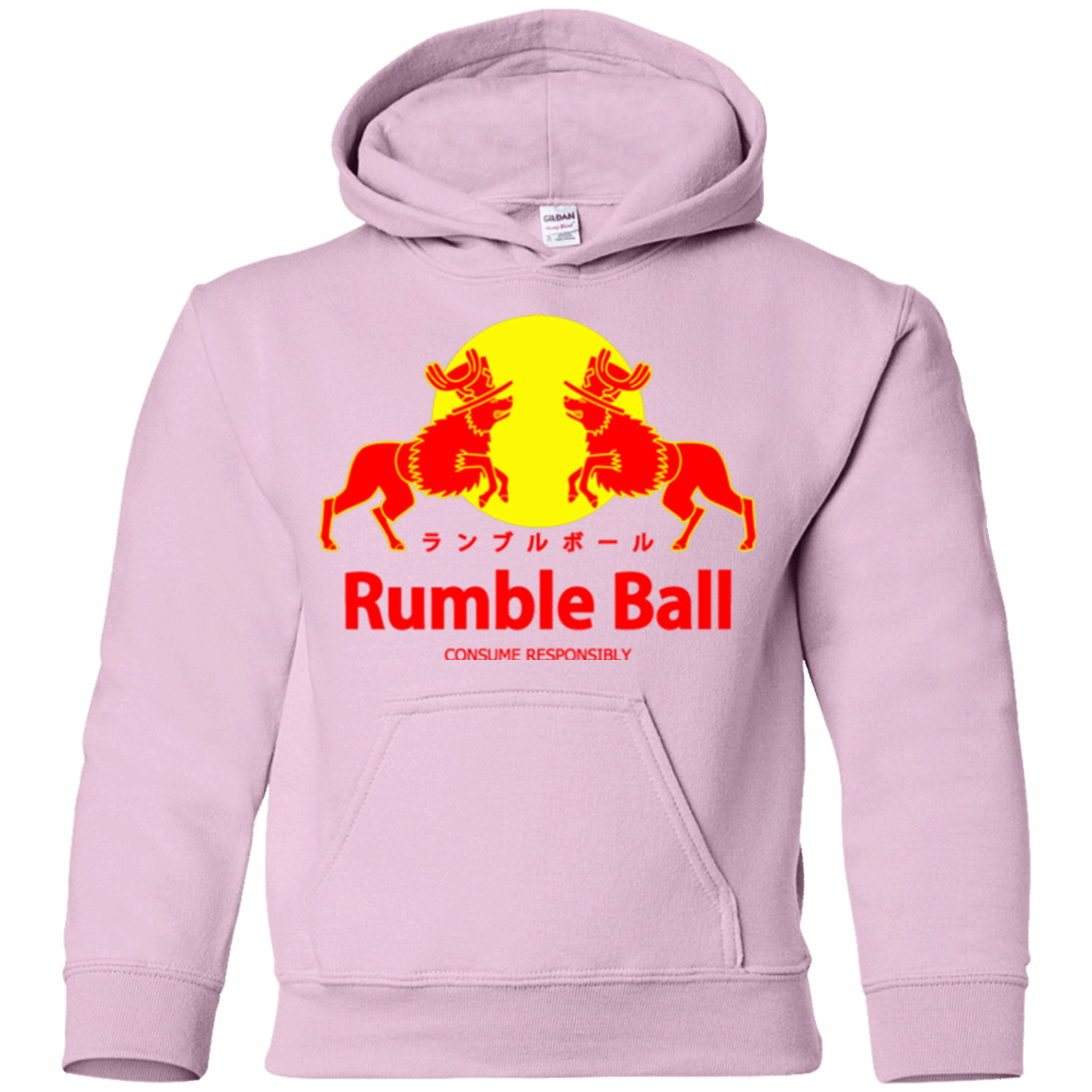Sweatshirts Light Pink / YS Rumble Ball Youth Hoodie
