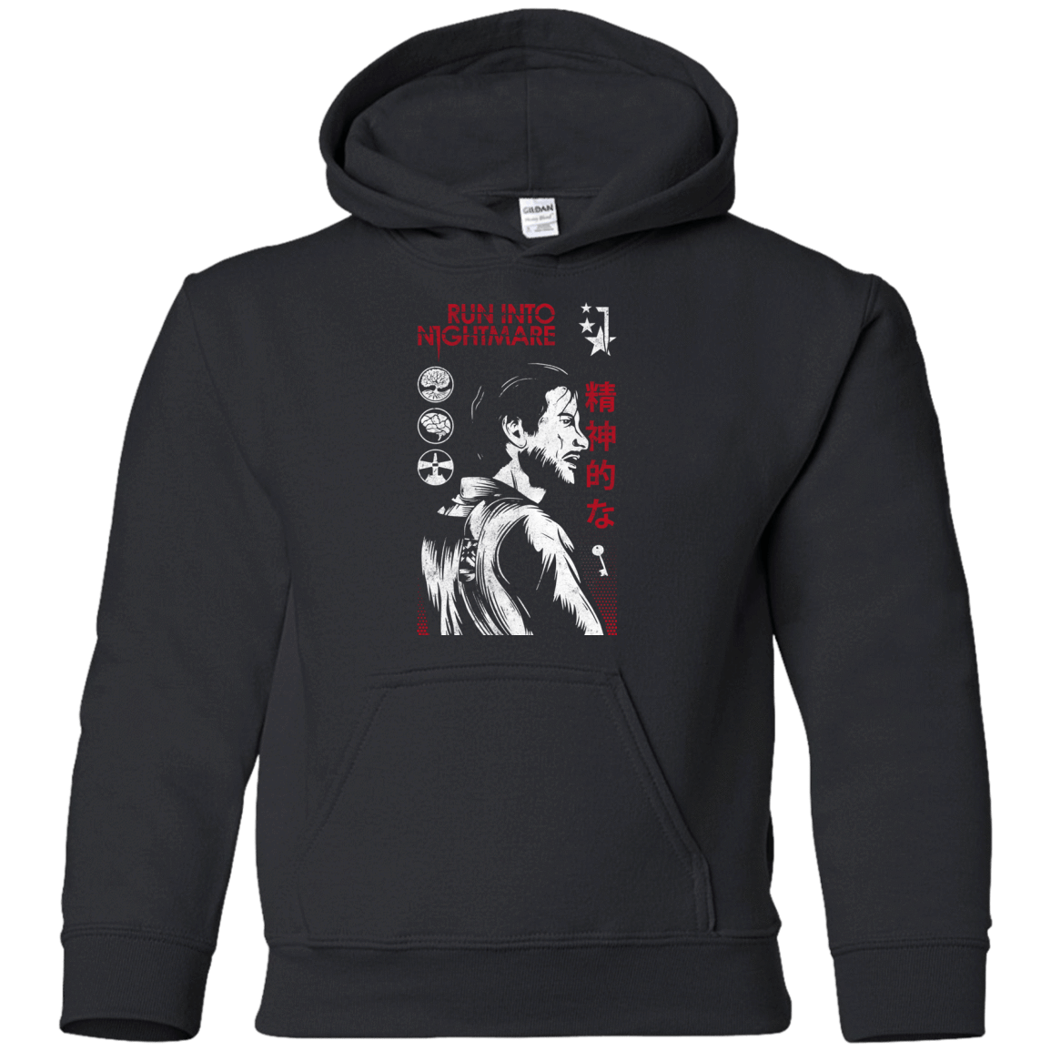 Sweatshirts Black / YS Run Into Nightmare Youth Hoodie