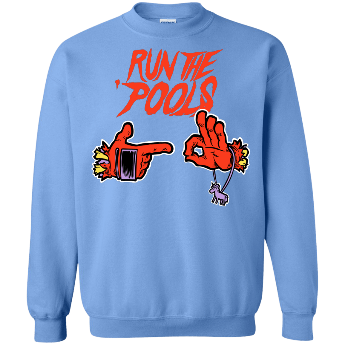 Sweatshirts Carolina Blue / S Run the Pools Crewneck Sweatshirt