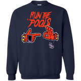 Sweatshirts Navy / S Run the Pools Crewneck Sweatshirt