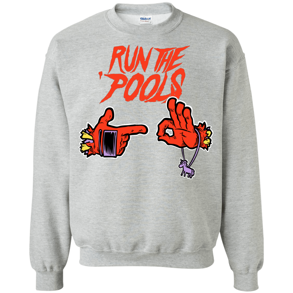 Sweatshirts Sport Grey / S Run the Pools Crewneck Sweatshirt