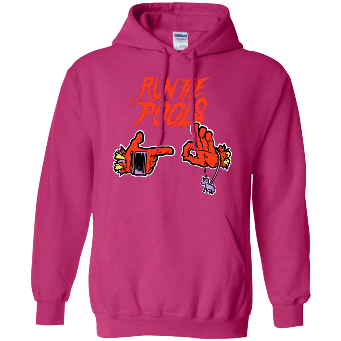 Sweatshirts Heliconia / S Run the Pools Pullover Hoodie