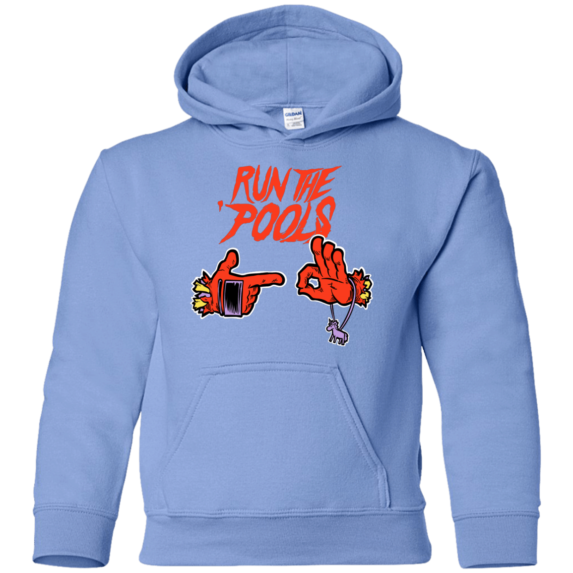 Sweatshirts Carolina Blue / YS Run the Pools Youth Hoodie
