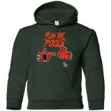 Sweatshirts Forest Green / YS Run the Pools Youth Hoodie