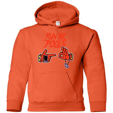 Sweatshirts Orange / YS Run the Pools Youth Hoodie