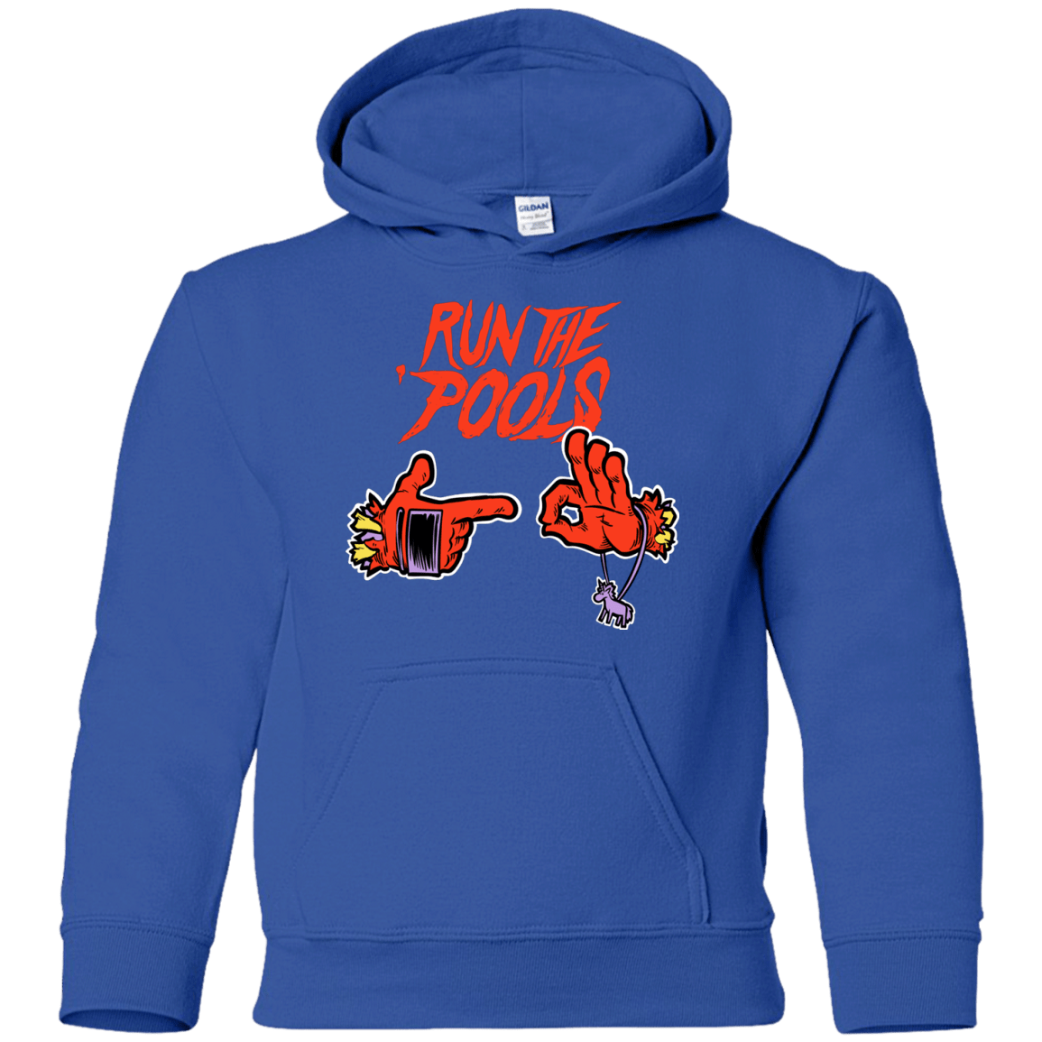 Sweatshirts Royal / YS Run the Pools Youth Hoodie