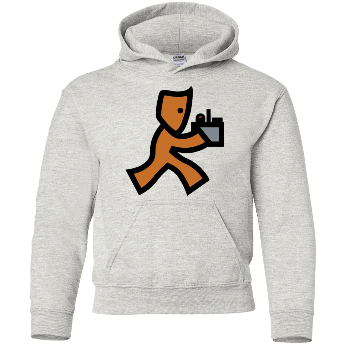 Sweatshirts Ash / YS RUN Youth Hoodie