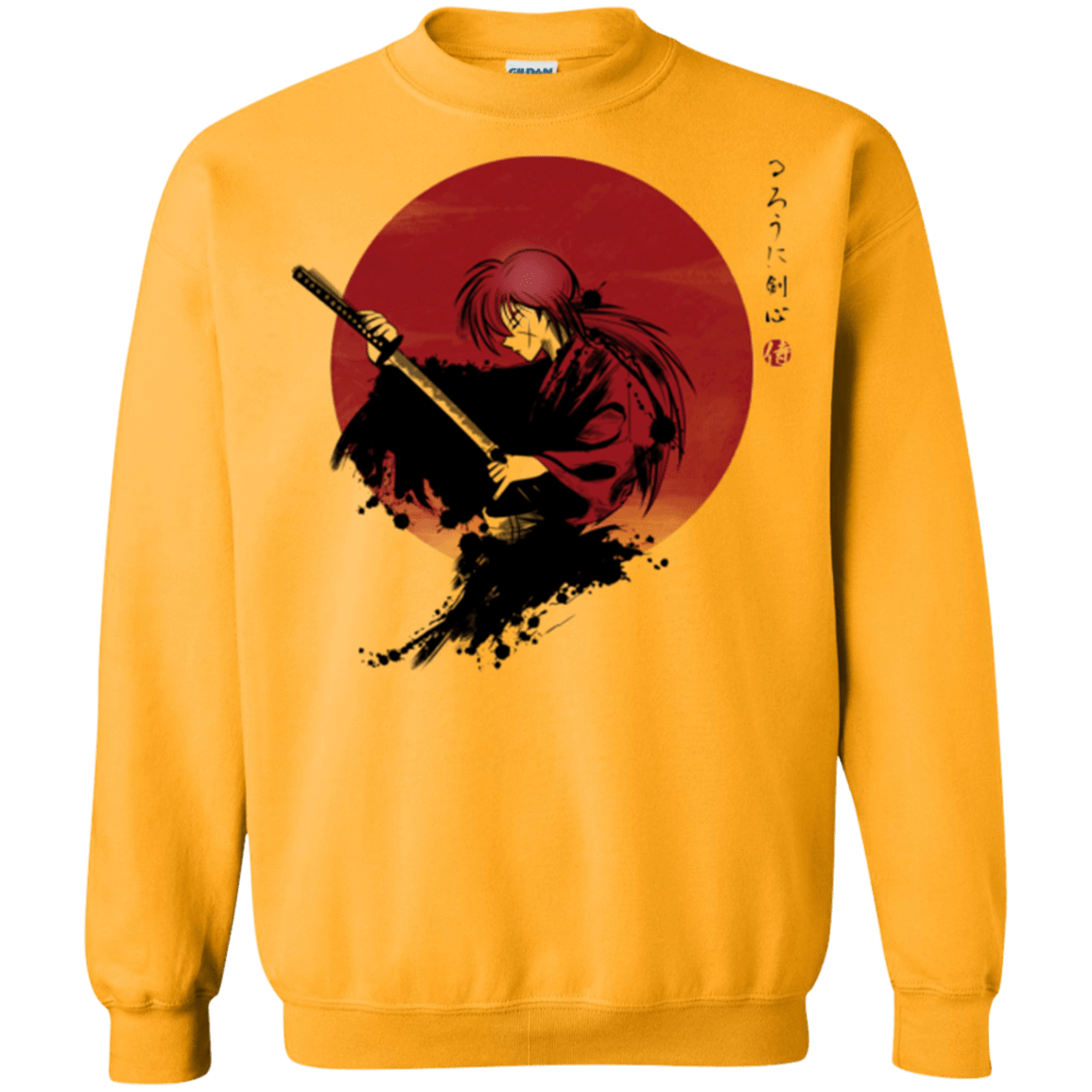 Sweatshirts Gold / Small Rurouni Crewneck Sweatshirt