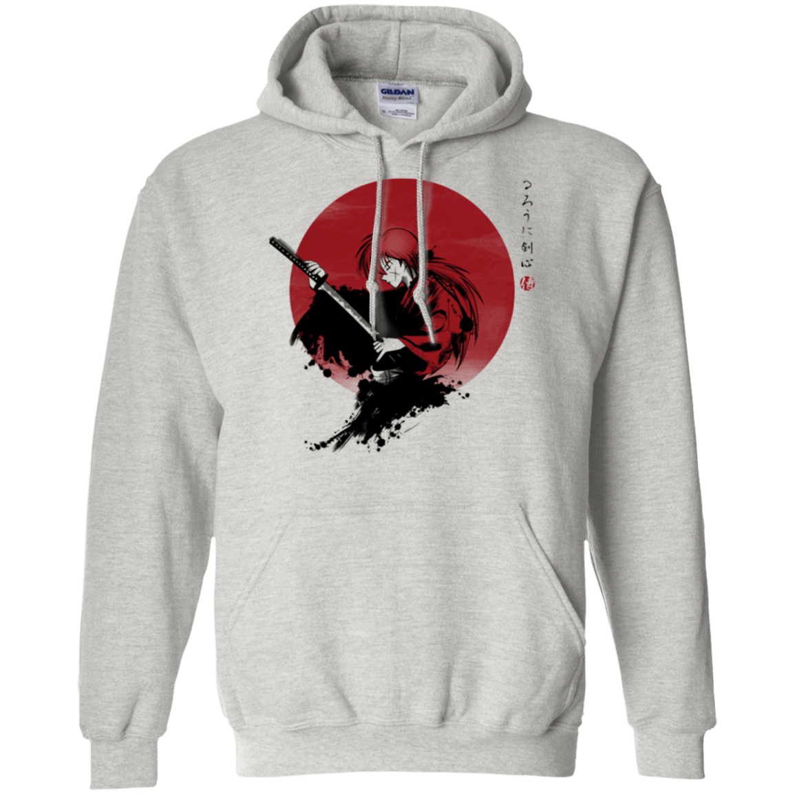 Sweatshirts Ash / Small Rurouni Pullover Hoodie