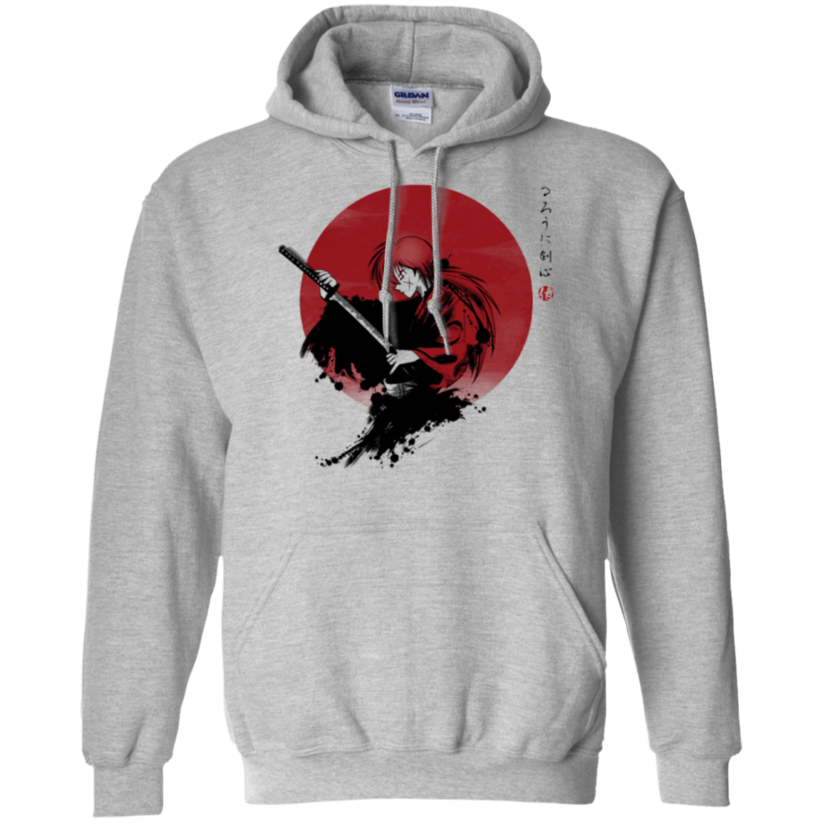 Sweatshirts Sport Grey / Small Rurouni Pullover Hoodie
