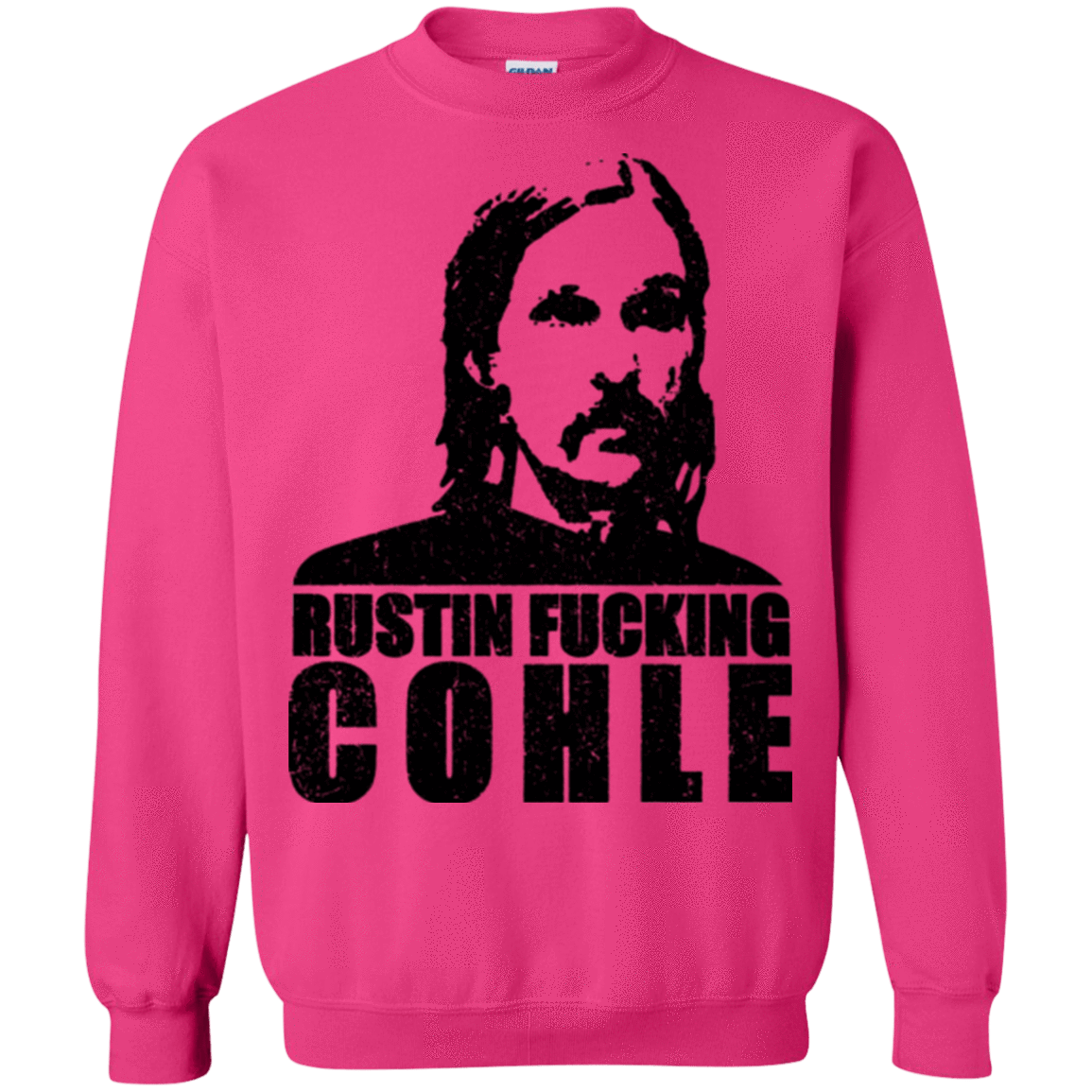 Sweatshirts Heliconia / Small Rustin Fucking Cohle Crewneck Sweatshirt