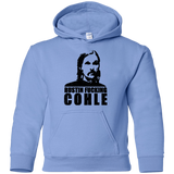 Sweatshirts Carolina Blue / YS Rustin Fucking Cohle Youth Hoodie