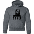 Sweatshirts Dark Heather / YS Rustin Fucking Cohle Youth Hoodie