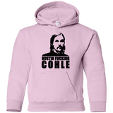 Sweatshirts Light Pink / YS Rustin Fucking Cohle Youth Hoodie