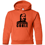 Sweatshirts Orange / YS Rustin Fucking Cohle Youth Hoodie
