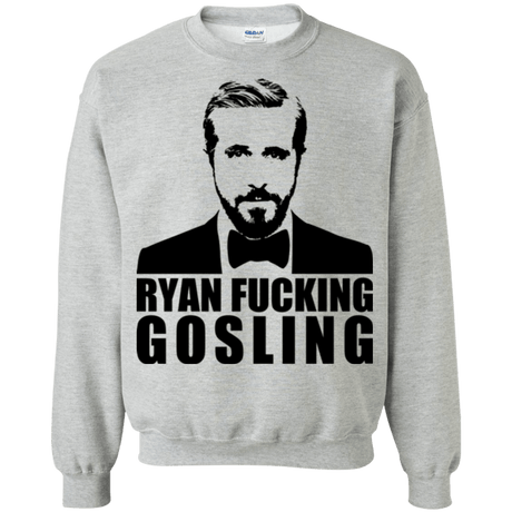 Sweatshirts Sport Grey / Small Ryan Fucking Gosling Crewneck Sweatshirt