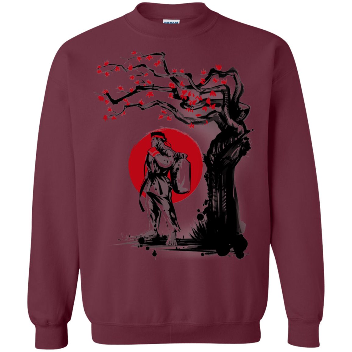 Sweatshirts Maroon / S Ryu Under The Sun Crewneck Sweatshirt