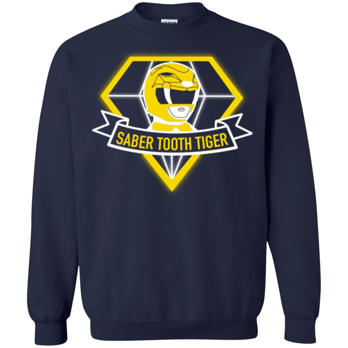 Sweatshirts Navy / Small Saber Tooth Tiger Crewneck Sweatshirt