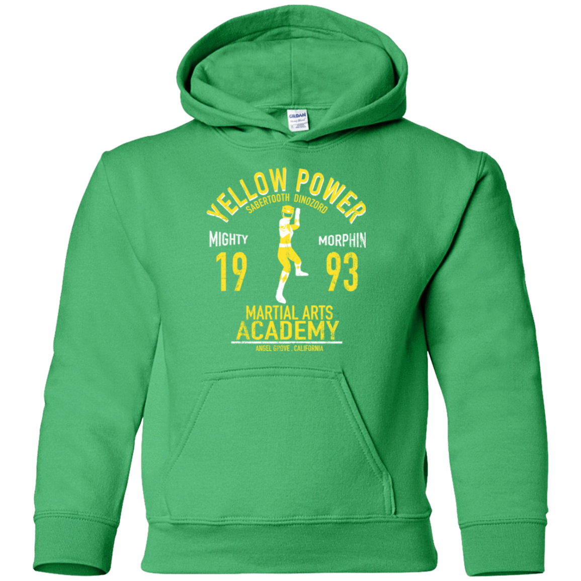 Sweatshirts Irish Green / YS Sabertooth Ranger Youth Hoodie