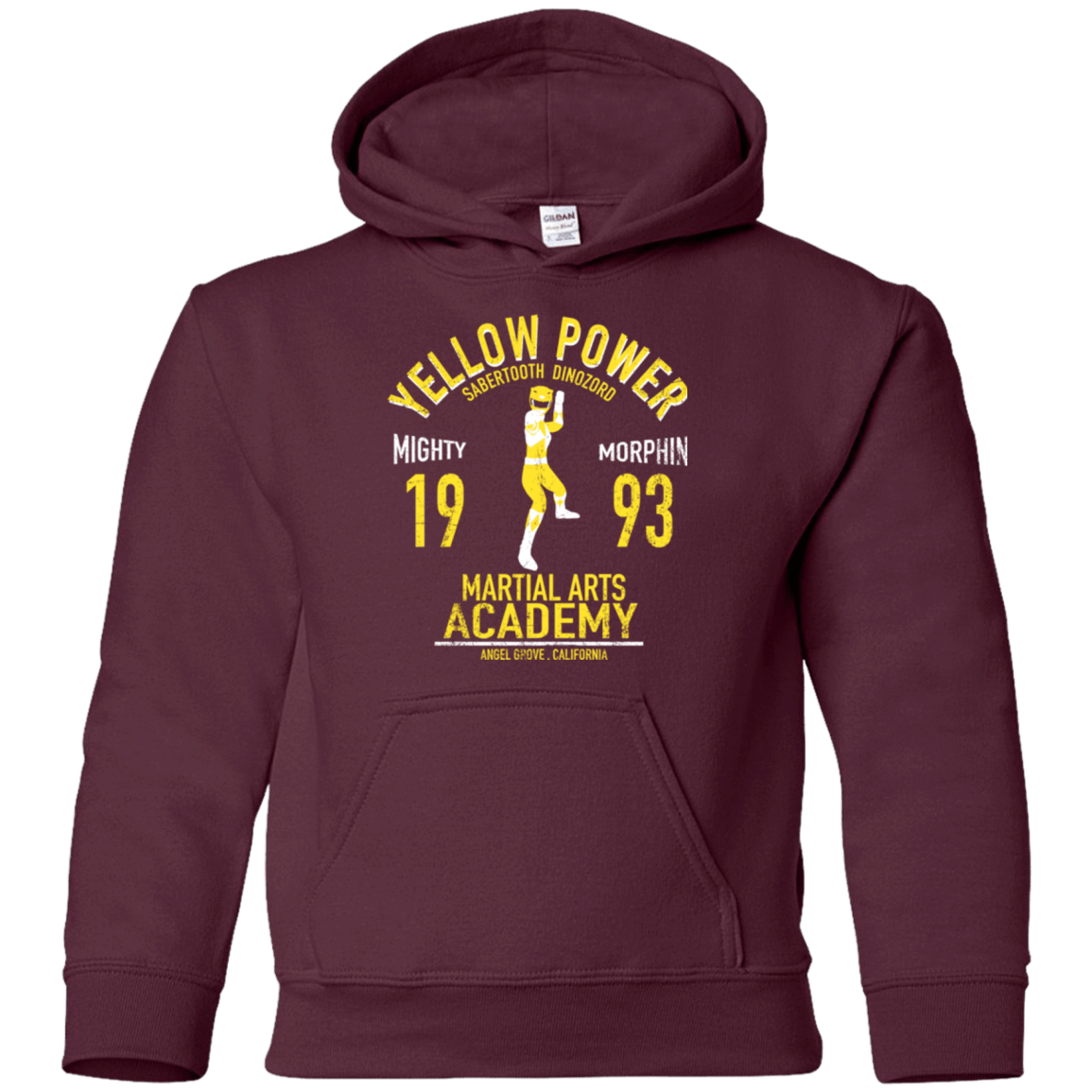 Sweatshirts Maroon / YS Sabertooth Ranger Youth Hoodie