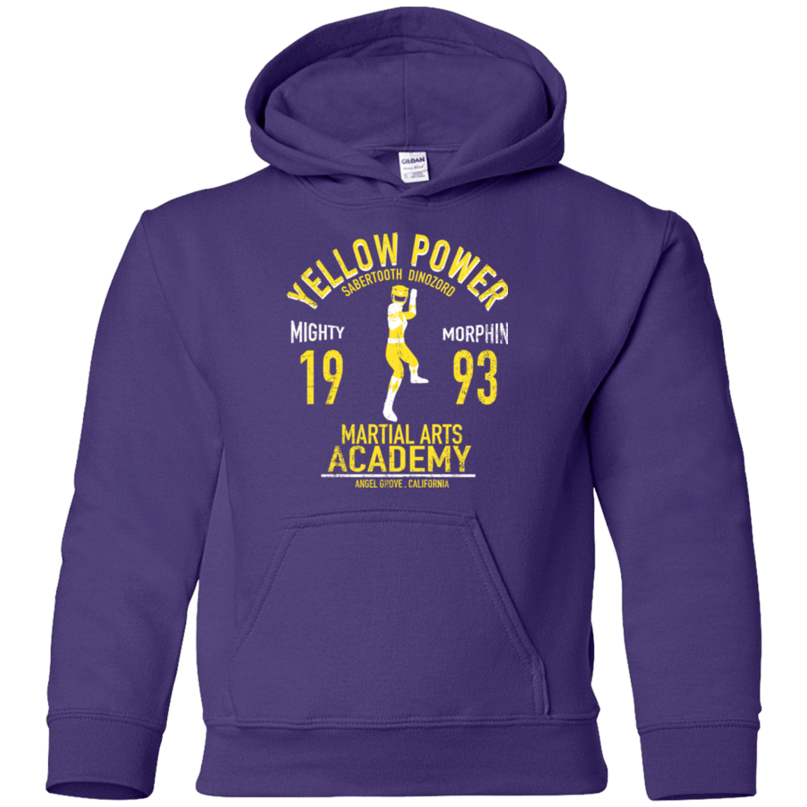 Sweatshirts Purple / YS Sabertooth Ranger Youth Hoodie