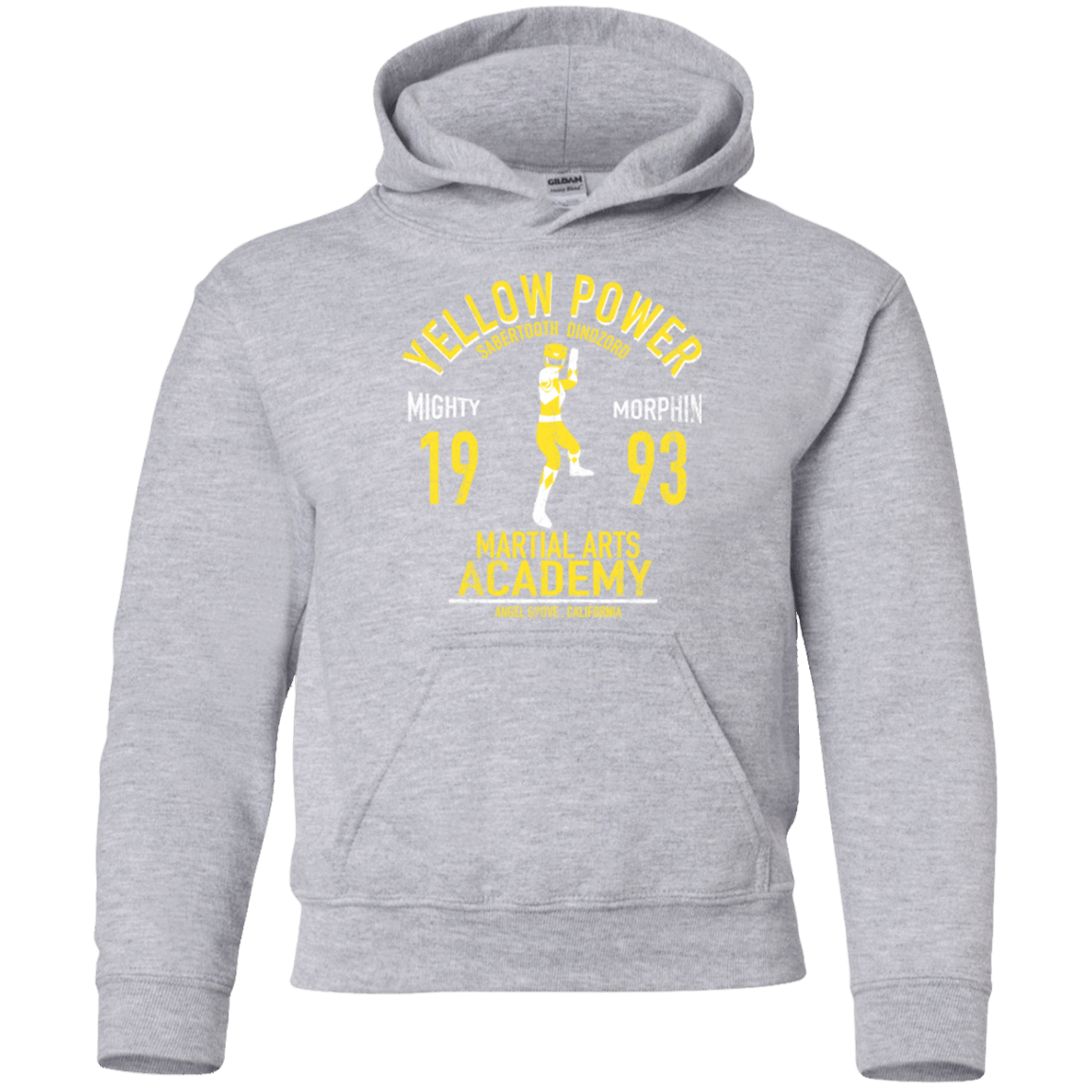 Sweatshirts Sport Grey / YS Sabertooth Ranger Youth Hoodie