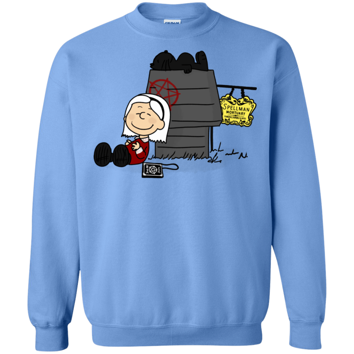 Sweatshirts Carolina Blue / S Sabrina Brown Crewneck Sweatshirt