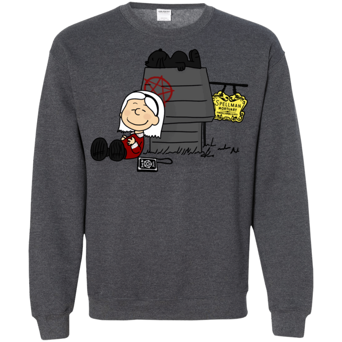 Sweatshirts Dark Heather / S Sabrina Brown Crewneck Sweatshirt