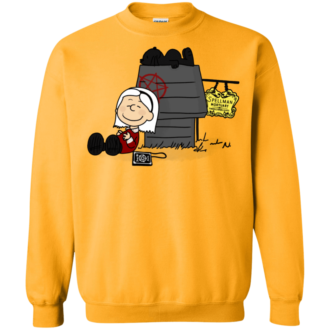 Sweatshirts Gold / S Sabrina Brown Crewneck Sweatshirt