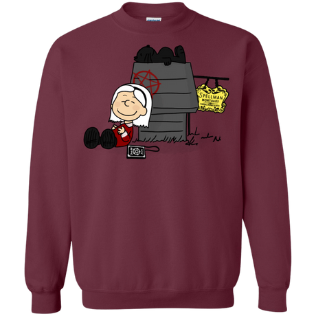 Sweatshirts Maroon / S Sabrina Brown Crewneck Sweatshirt