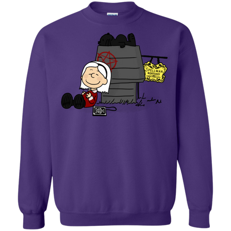 Sweatshirts Purple / S Sabrina Brown Crewneck Sweatshirt