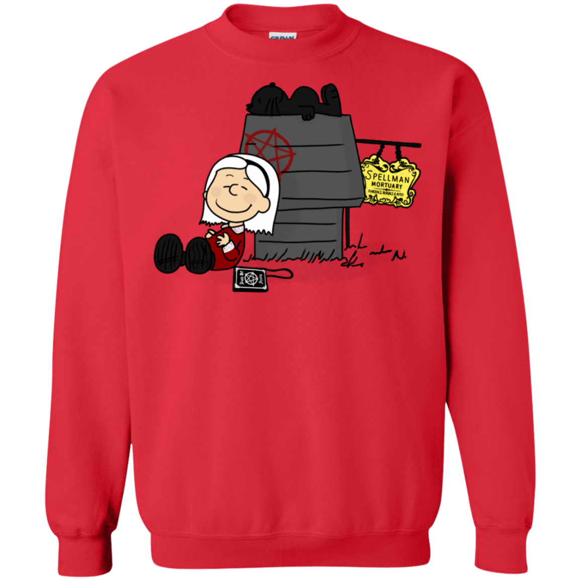 Sweatshirts Red / S Sabrina Brown Crewneck Sweatshirt