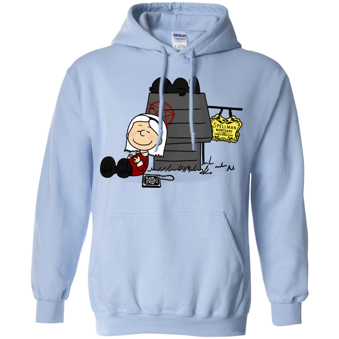 Sweatshirts Light Blue / S Sabrina Brown Pullover Hoodie