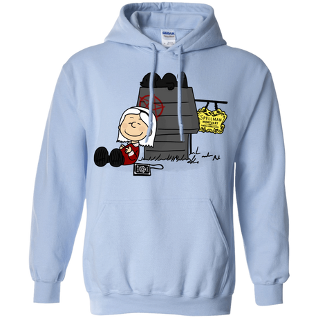 Sweatshirts Light Blue / S Sabrina Brown Pullover Hoodie