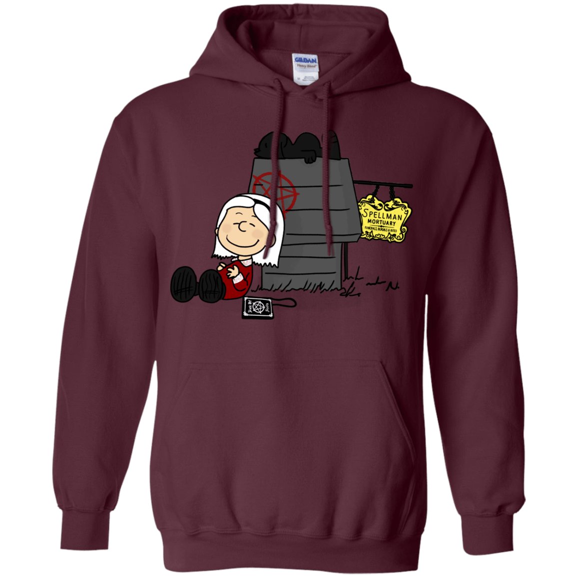 Sweatshirts Maroon / S Sabrina Brown Pullover Hoodie