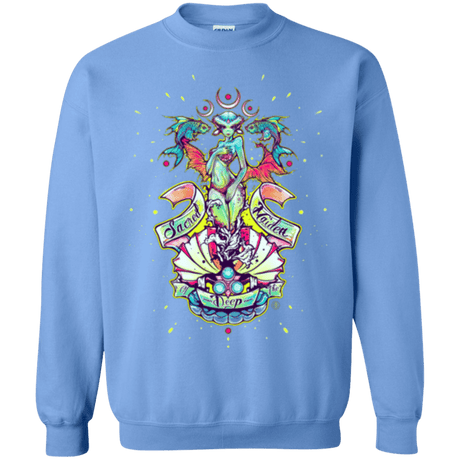 Sweatshirts Carolina Blue / Small Sacred Maiden of the Deep Crewneck Sweatshirt