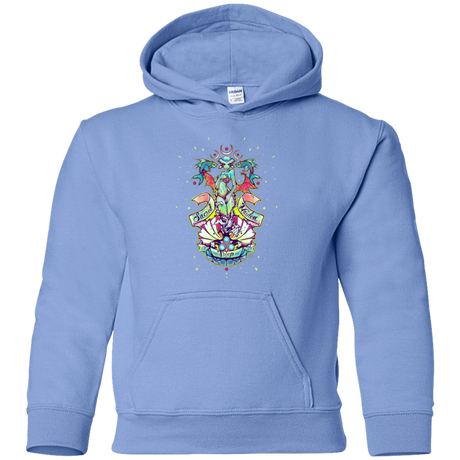 Sweatshirts Carolina Blue / YS Sacred Maiden of the Deep Youth Hoodie