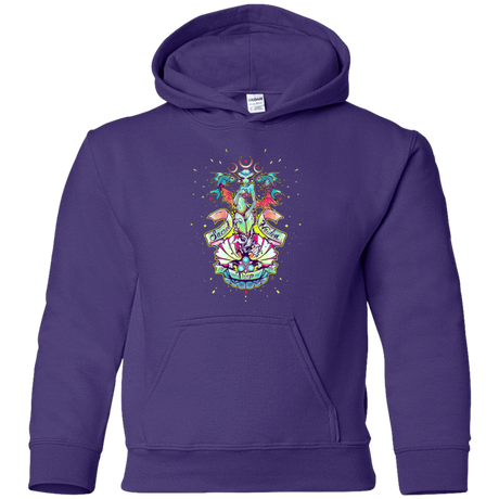 Sweatshirts Purple / YS Sacred Maiden of the Deep Youth Hoodie