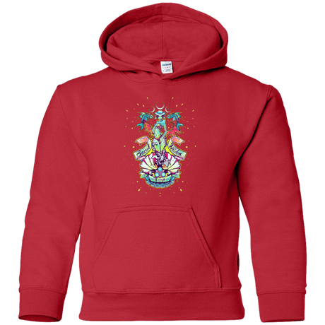 Sweatshirts Red / YS Sacred Maiden of the Deep Youth Hoodie