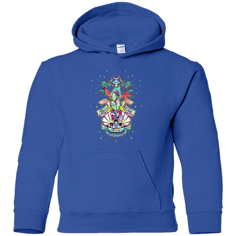 Sweatshirts Royal / YS Sacred Maiden of the Deep Youth Hoodie