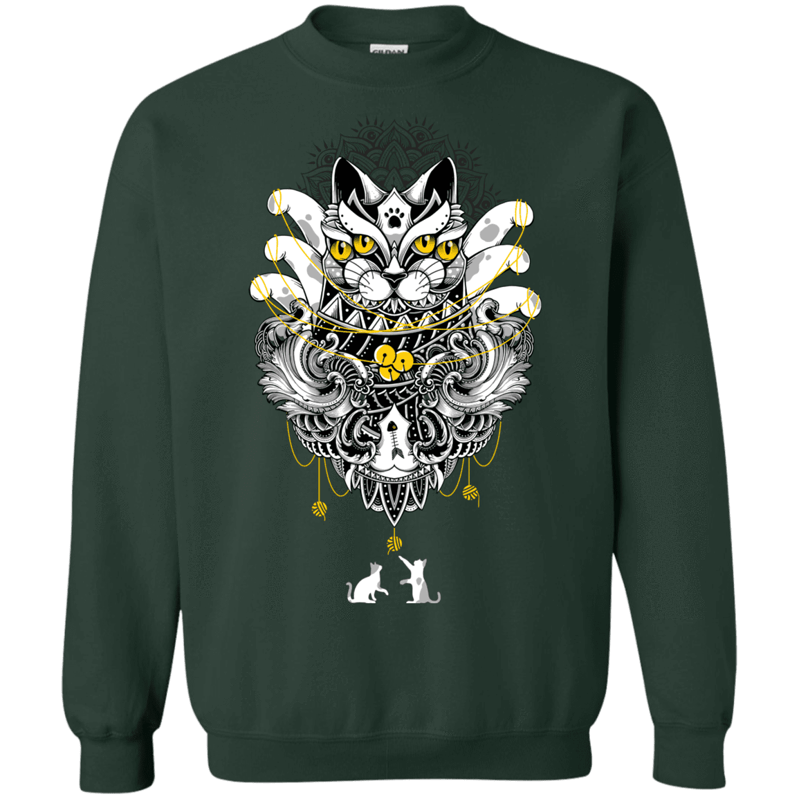 Sweatshirts Forest Green / S Sacred Ritual Crewneck Sweatshirt