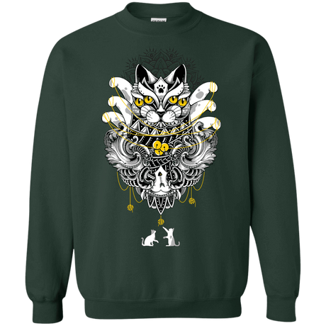 Sweatshirts Forest Green / S Sacred Ritual Crewneck Sweatshirt