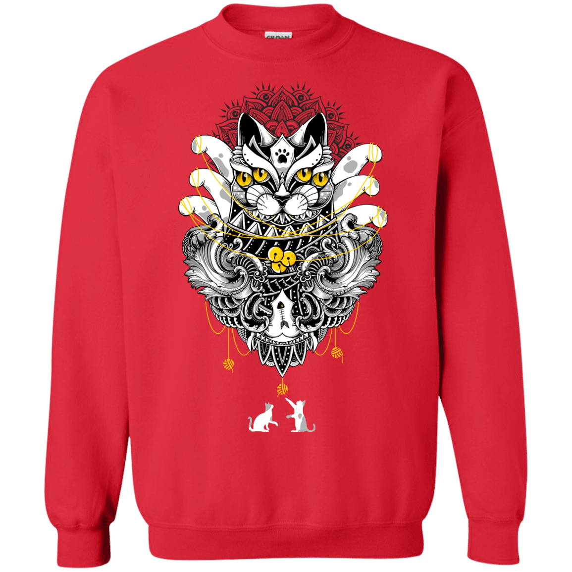 Sweatshirts Red / S Sacred Ritual Crewneck Sweatshirt