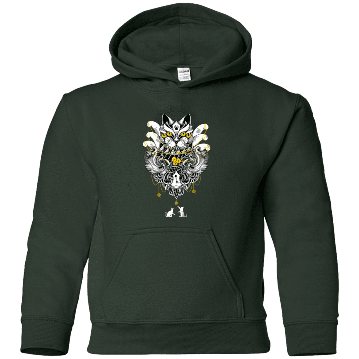 Sweatshirts Forest Green / YS Sacred Ritual Youth Hoodie