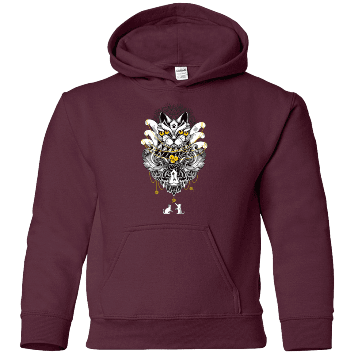 Sweatshirts Maroon / YS Sacred Ritual Youth Hoodie