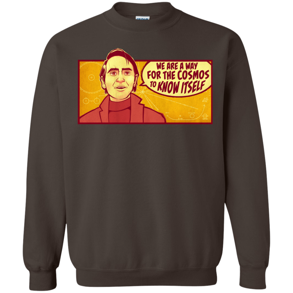 Sweatshirts Dark Chocolate / S SAGAN Cosmos Crewneck Sweatshirt